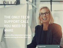 Tablet Screenshot of pillarsupport.com